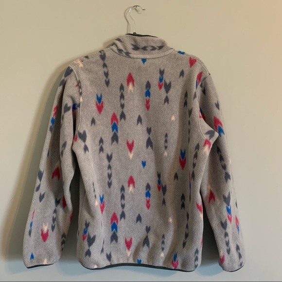 Patagonia Grey pattern Medium Synchilla NWOT - Picture 5 of 7